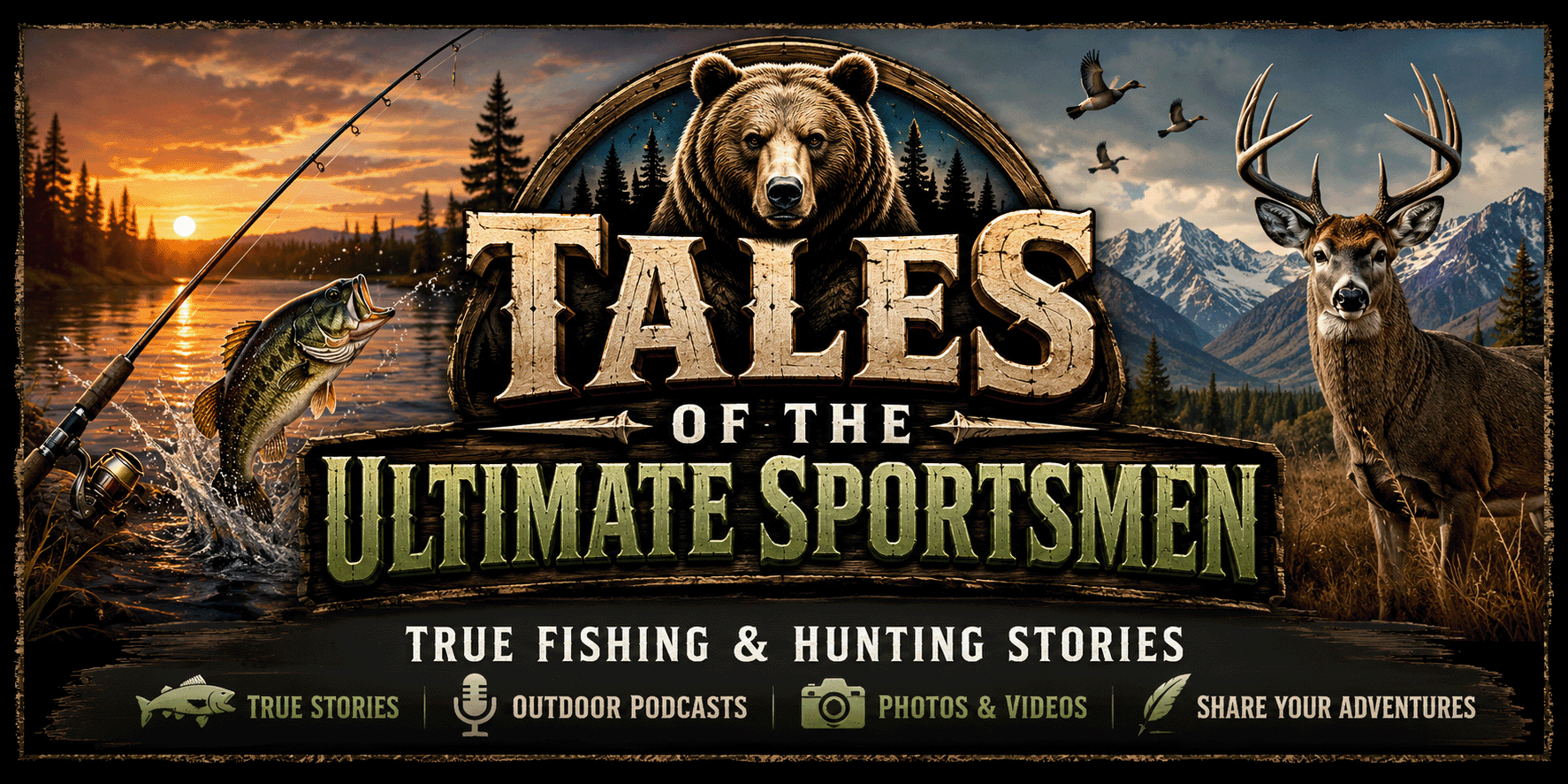 Tales of the Ultimate Sportsmen fishing and hunting stories