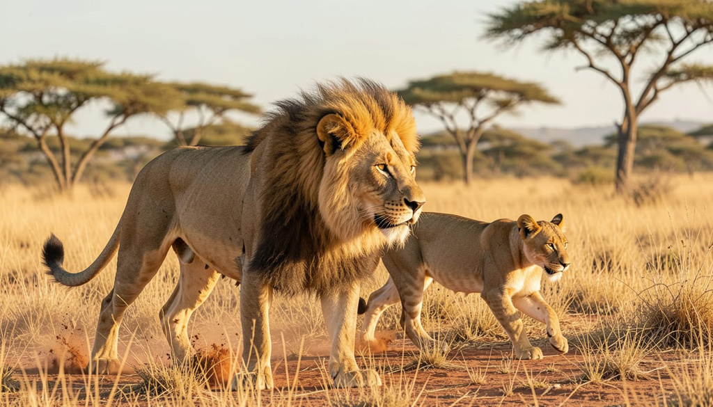 Lion in Africa